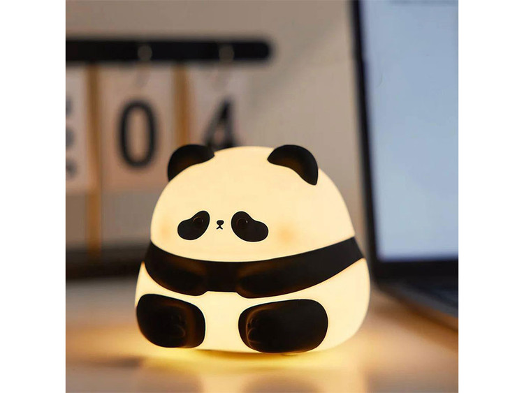 چراغ خواب سیلیکونی طرح پاندا